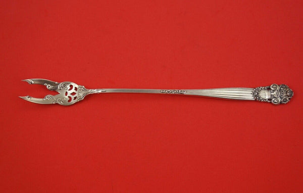 Georgian by Towle Sterling Silver Olive Fork / pickle fork Long Pierced 8 1/4"