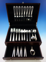 George II Rex by Watson Sterling Silver Flatware Set for 8 Service 58 pieces