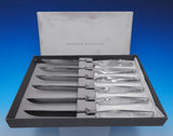 Classique by Gorham Sterling Silver Steak Knife Set 6pc 9 1/4" #8903 As-Is