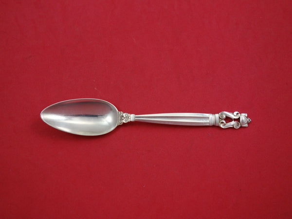 Acorn by Georg Jensen Sterling Silver Fruit Spoon Narrow 5 7/8" Heirloom