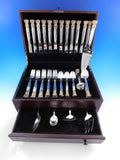 Celtic Weave Gold by Towle Sterling Silver Flatware Set for 12 Service 65 pieces