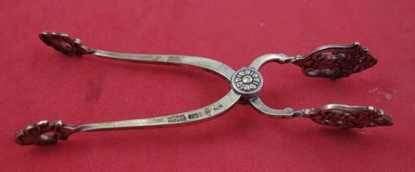 Snofried By Hestenes Norwegian Sterling Silver Sugar Nips 4 1/8"