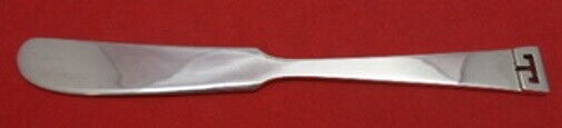 Chinese Key by Allan Adler Sterling Silver Butter Spreader Flat Handle 6 1/4"