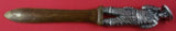 Applied Metals by Gorham Sterling Silver Paper Knife with Bandit 9 3/4"  Figural