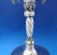 Grape by Georg Jensen Sterling Silver Centerpiece #264 10 1/2" x 10" (#7459)