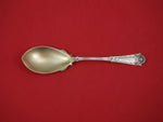 Egyptian by Whiting Sterling Silver Berry Spoon GW Stippled Bowl 9"
