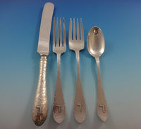 Van Dyke by International Sterling Silver Flatware Set Service 157 pc L Monogram