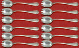 Old French by Gorham Sterling Silver  Ice Cream Dessert Fork Custom Set 12pc