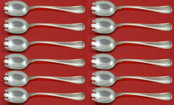 Old French by Gorham Sterling Silver  Ice Cream Dessert Fork Custom Set 12pc