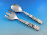 Scroll by Georg Jensen Danish Sterling Silver Flatware Set Service 45 pieces