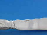 Lap Over Acid Etched by Tiffany Sterling Silver Fish Knife Two Turtles 7 7/8"