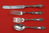Old Orange Blossom by Alvin / Gorham Sterling Silver Regular Place Setting 4pc