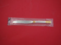 Golden Columbine by Lunt Sterling Silver Regular Knife Modern 9" New