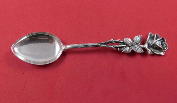 Hildesheimer Rose by Unknown Silver Demitasse Spoon 4 1/5"