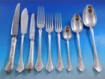 Moderne Gramont by Christofle France Silverplate Flatware Service Set 106 Pieces