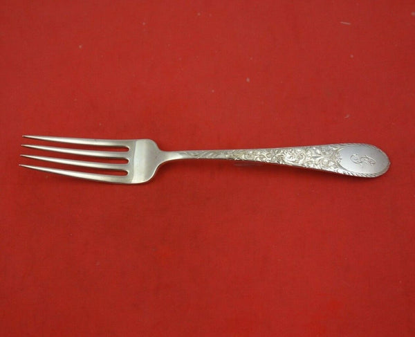 Colonial Engraved by Gorham Sterling Silver Dinner Fork 7 3/4" Flatware Heirloom