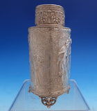 Neresheimer and Sohne .800 German Silver Tea Caddy Hanau Figural Scenes (#8521)