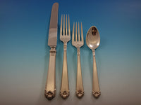 George II Rex by Watson Sterling Silver Flatware Set for 8 Service 58 pieces