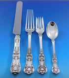 English King by Tiffany & Co Sterling Silver Flatware Set Service 72 pcs Dinner