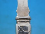 Lap Over Edge Acid Etched by Tiffany Sterling Melon Fork / Knife Catfish 8 1/8"