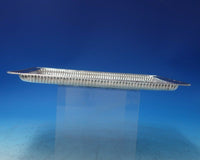 Joseph Gloster English Victorian Sterling Silver Tray Rectangular Chased #6289