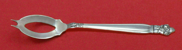 Silver Poppy by Lunt Sterling Silver Olive Spoon Ideal 6" Custom Made