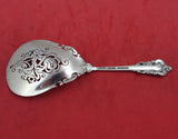 Grande Baroque by Wallace Sterling Silver Nut Spoon Pierced Roses Flowers 5 1/4"
