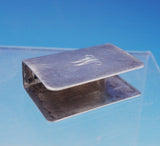 Randahl Sterling Silver Matchbox Cover #82 1 1/2" x 1" 1.5 ozt. Mono "W" (#4528)