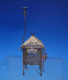 Filigree by Unknown Sterling Silver Doll House Miniature House on Stilts (#6889)