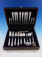 Modern Victorian by Lunt Sterling Silver Flatware Set for 8 Service 50 pieces