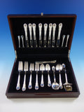 Modern Victorian by Lunt Sterling Silver Flatware Set for 8 Service 50 pieces