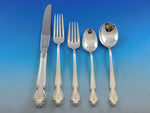 Wedding Bells by International Sterling Silver Flatware Set Service 61 pc S mono