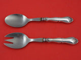 Rosenborg by A. Dragsted Danish Sterling Silver Salad Serving Set 2pc HH 8 1/8"