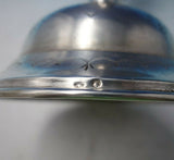 Austrian .800 Silver Candlestick Pair Hand Engraved Flowers Rococo Design #5392