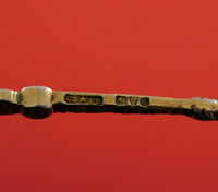 English Estate Sterling Silver Coronation Spoon Vermeil Circa 1906 6 1/2"
