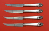 Spring Glory by International Sterling Silver Steak Knife Set 4pc HHWS  Custom