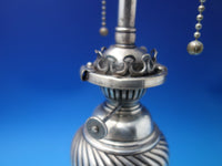 James Deakin & Sons Sheffield English Sterling Silver Victorian Lamp (#6495)