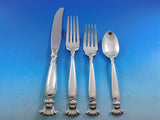 Romance of the Sea Wallace Sterling Silver Flatware Set Shell Motif Dinner 85 Pc