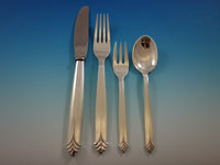 Tropic AKA #37 by Evald Nielsen Sterling Silver Flatware Set Service 48 pcs