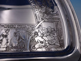 William Kerr Sterling Silver High Chair Tray with Nursery Rhymes #1558 (#8178)