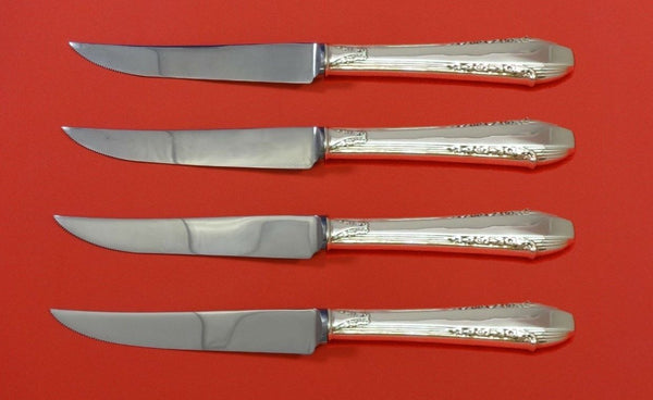Enchantress by International Sterling Silver Steak Knife Set 4pc HHWS Custom