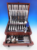 George II Rex by Watson Sterling Silver Flatware Set Service 105 pcs Dinner