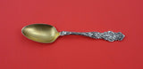 Irian by Wallace Sterling Silver Teaspoon gold washed 6"