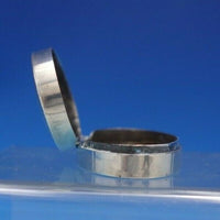 Liberty & Co English Sterling Silver Box Waves Woven Border Birmingham (#6624)