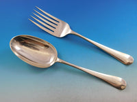 Rat Tail by W. Wilson Sterling Silver Flatware Set Service 94 pc England w/Chest