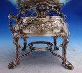 Martin Hall and Co English Victorian Sterling Silver Tea Set 5pc 3D Bird (#8710)