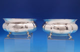 J. Tostrup Norwegian .830 Silver Serving Bowls Pair 4" x 7 1/2" 28 ozt. (#8270)