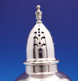 Rose Point by Wallace Sterling Silver Salt Pepper Shaker Set #4640-9 (#8926)