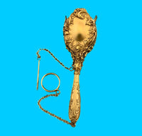Vermeil Gilt Sterling Tussie Mussie Posey Posy Holder (#J1303)