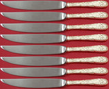 Repousse by Kirk Sterling Silver Steak Knife Set 8pc Not Ser Custom